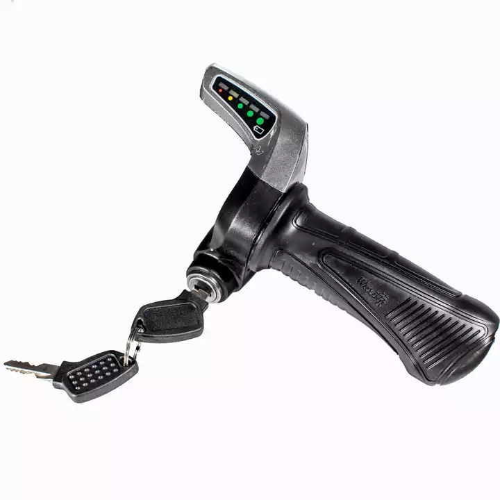 57DX twist throttle with battery display